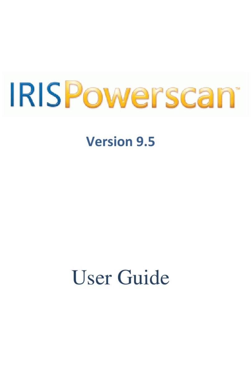 I.R.I.S. POWERSCAN 9.5 user guide