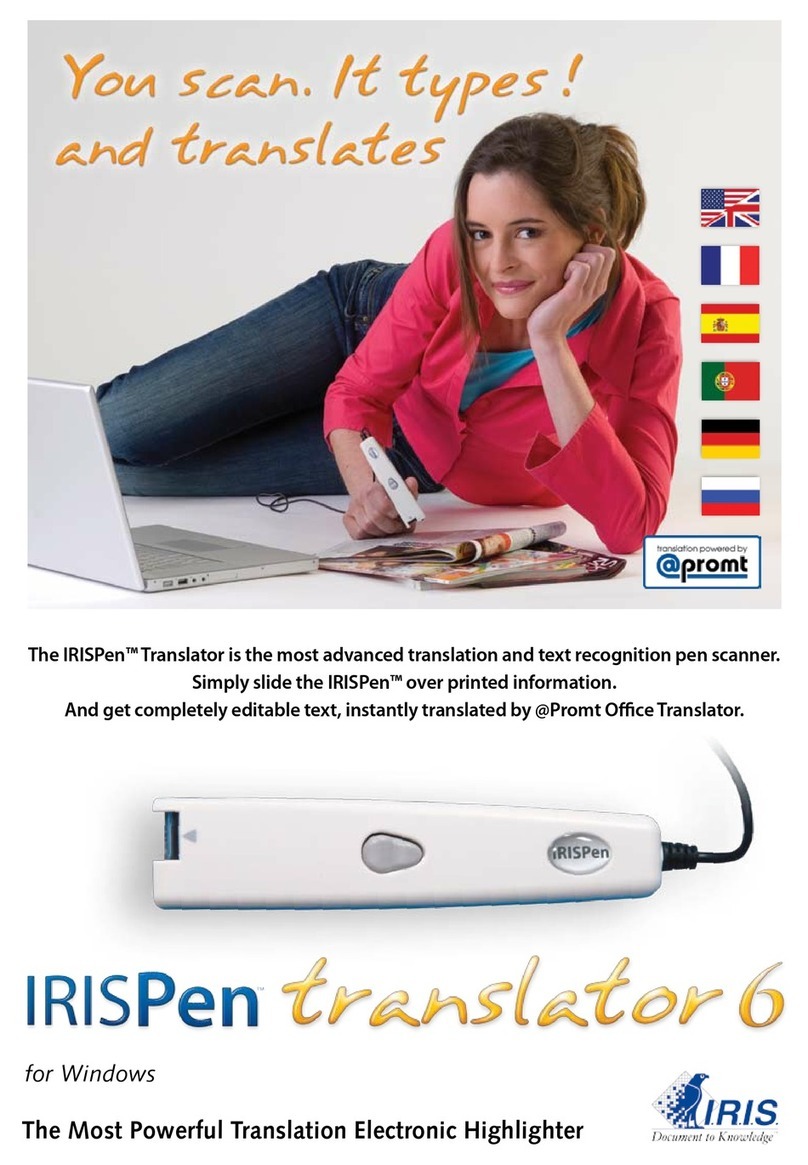 I.R.I.S. IRISPEN TRANSLATOR 6L - FLYER User manual