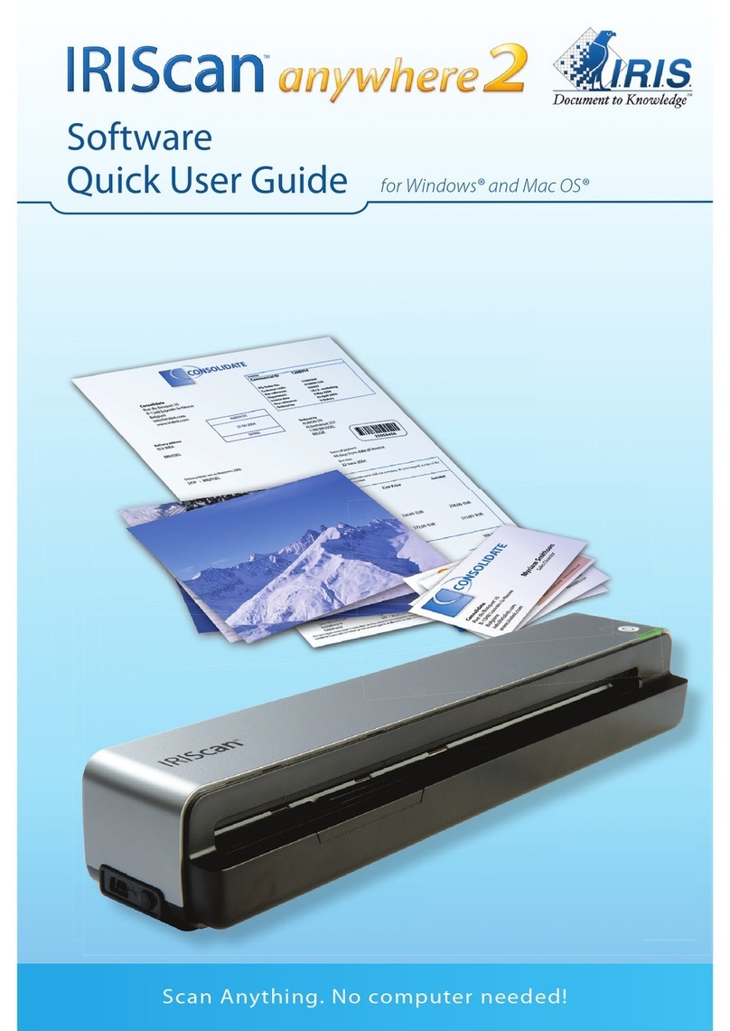 I.R.I.S. ANYWHERE 2 Quick user guide