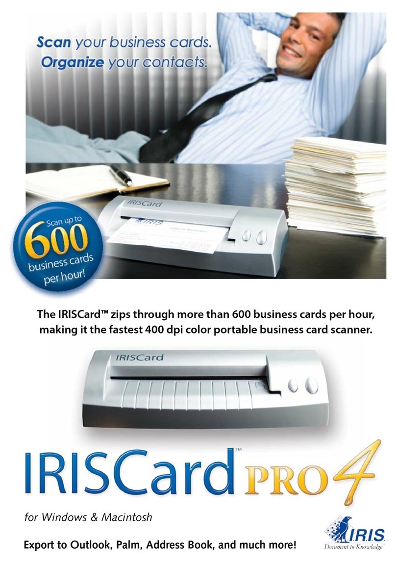 I.R.I.S. IRISCARD PRO 4 - FLYER manual