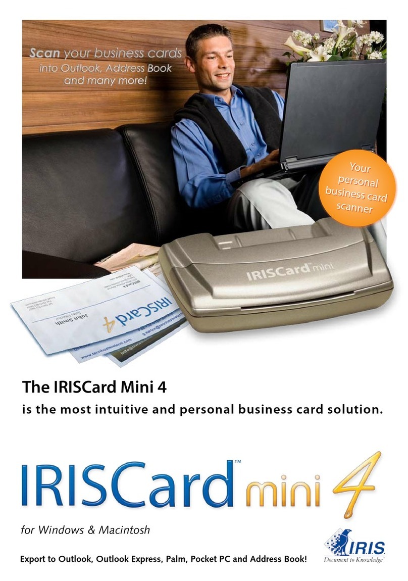 I.R.I.S. IRISCARD MINI 4 - FLYER User manual