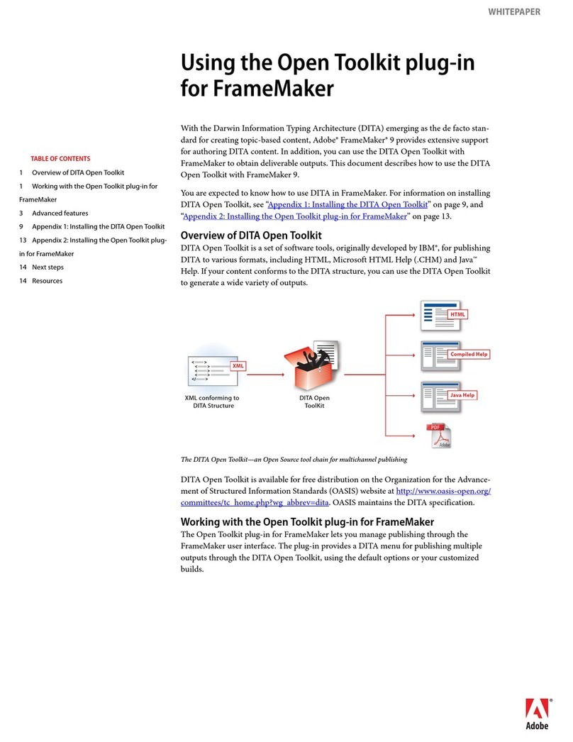Adobe FRAMEMAKER Guide