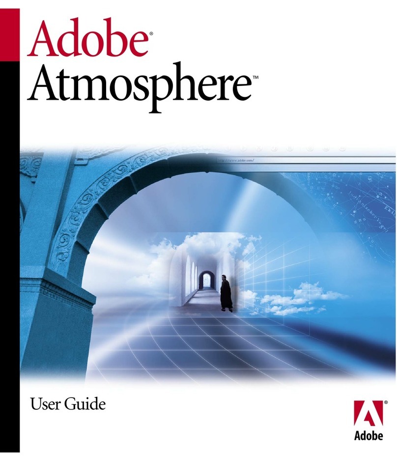 Adobe ATMOSPHERE User manual