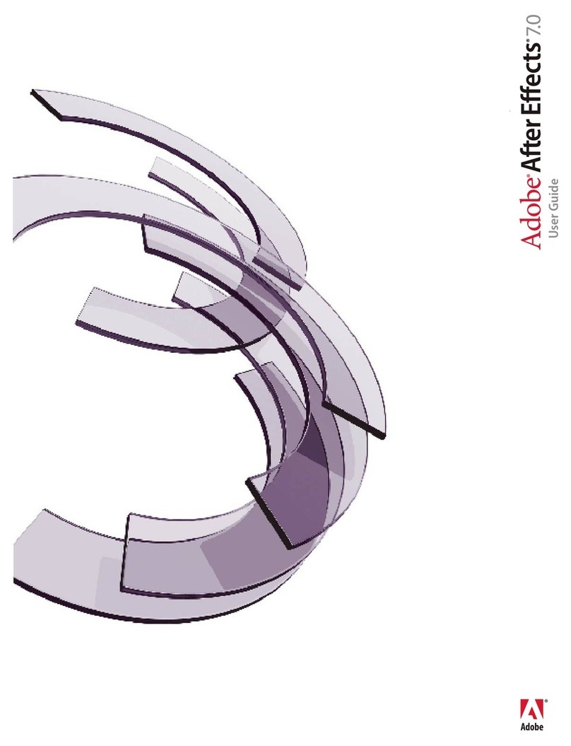 Adobe AFTER EFFECTS 7.0 User manual