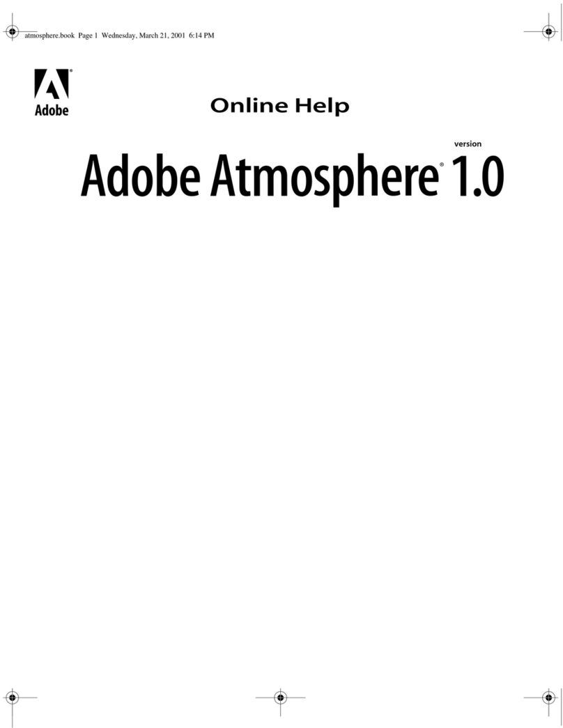 Adobe ATMOSPHERE BUILDER 1 Online help Adobe ATMOSPHERE BUILDER 1 Online help