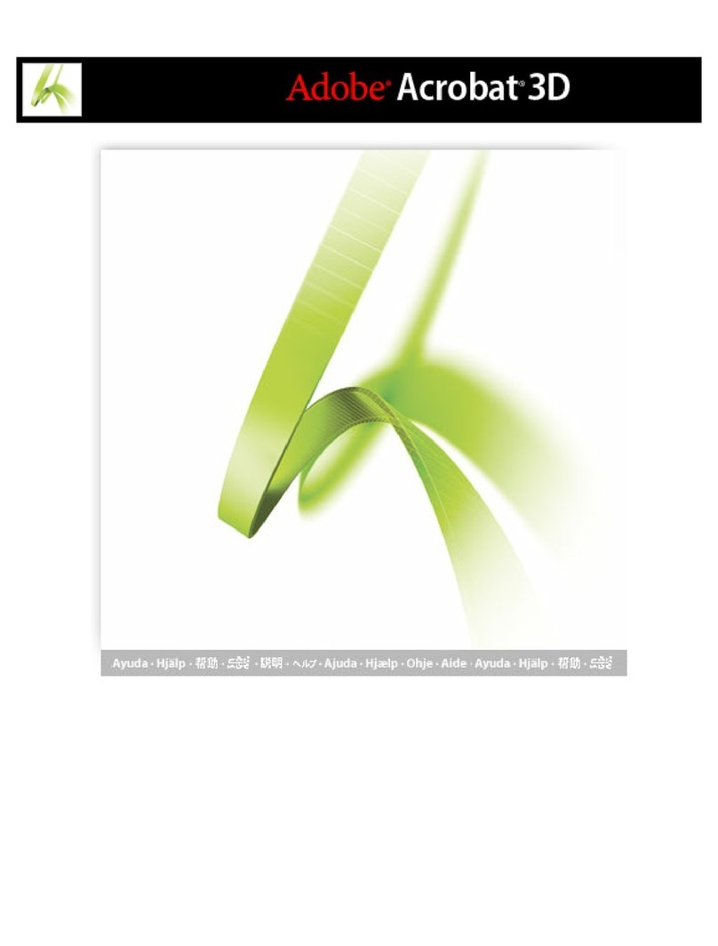 Adobe ACROBAT 3D manual