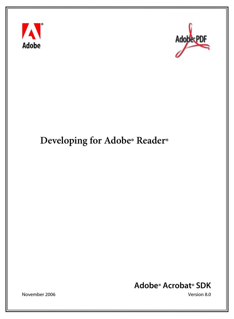 Adobe ACROBAT SDK V8.0 User manual