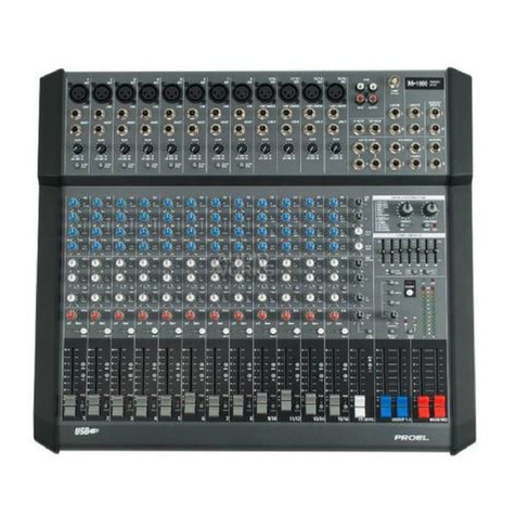 PROEL M-1000 user manual