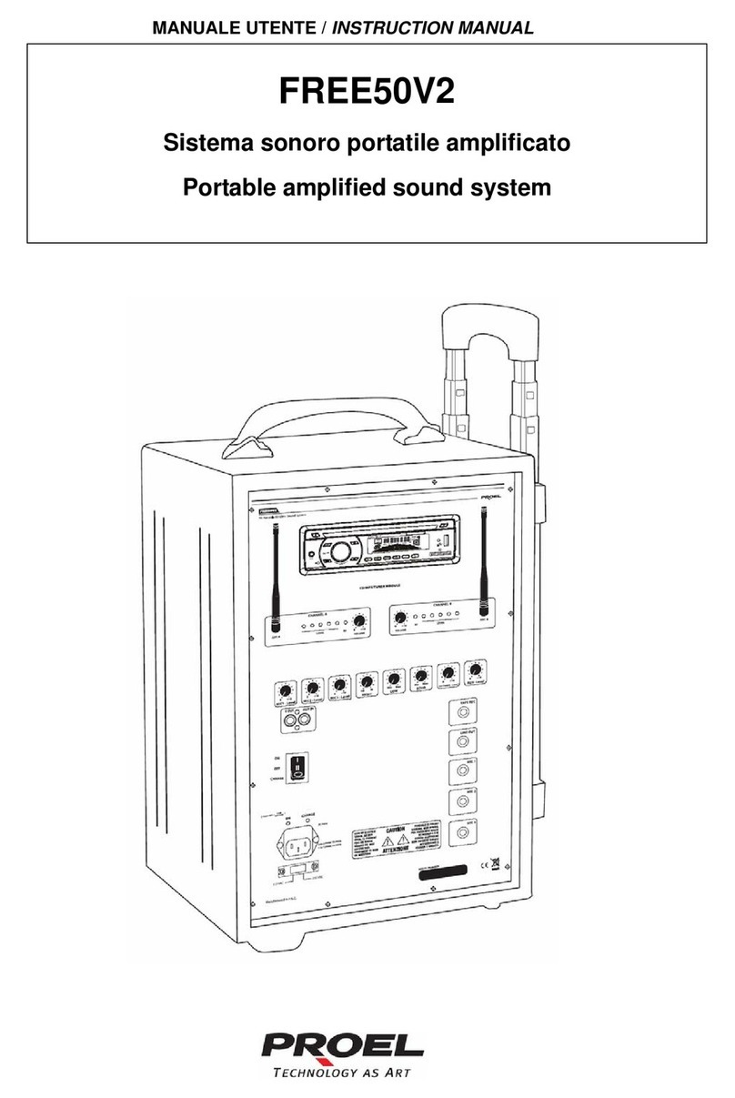 PROEL FREE50V2 instruction manual
