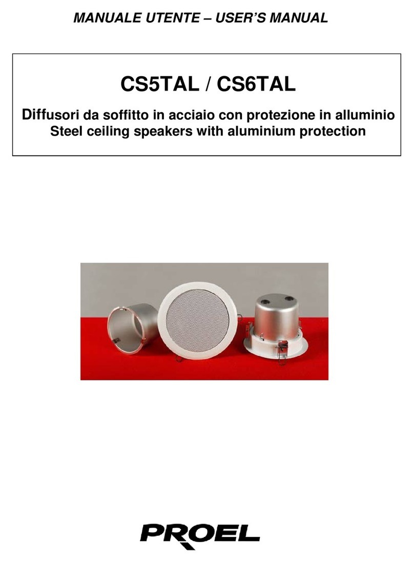 PROEL CS5TAL user manual