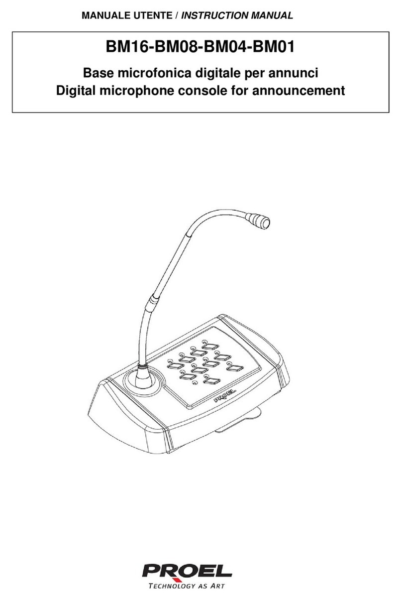 PROEL BM01 User manual