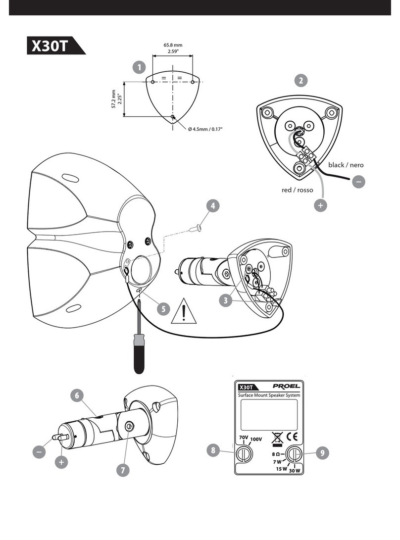 PROEL X30T - SCHEMA User manual PROEL X30T - SCHEMA User manual
