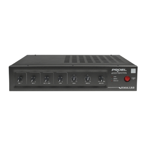 PROEL PMA 120 User manual