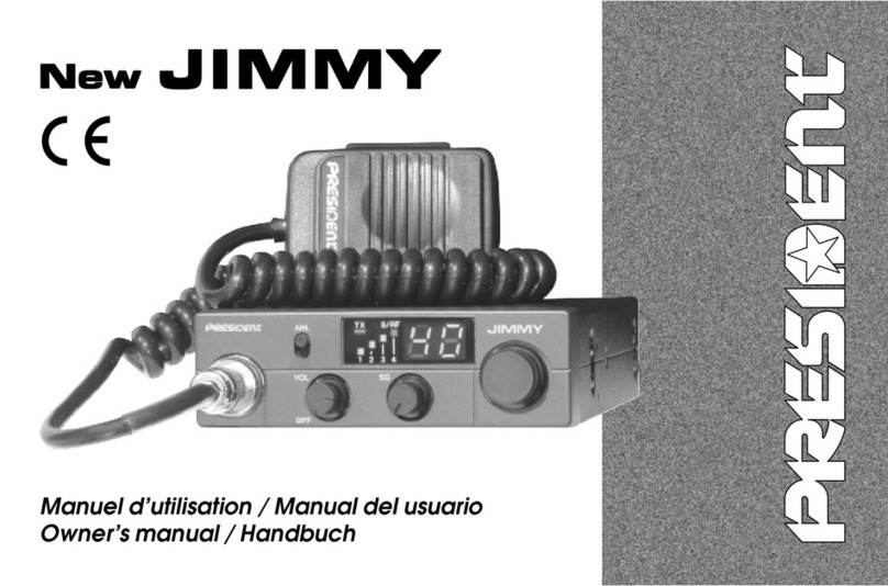 PRESIDENT JIMMY owner's manual