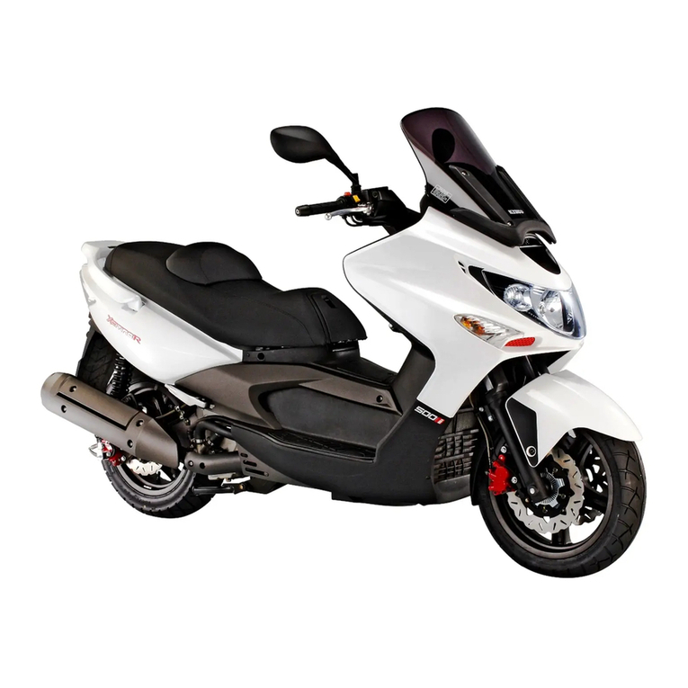 KYMCO XCITING 500 Technical specifications