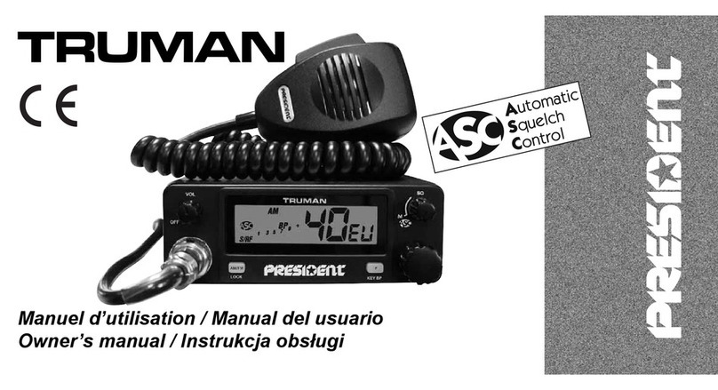 PRESIDENT TRUMAN User manual