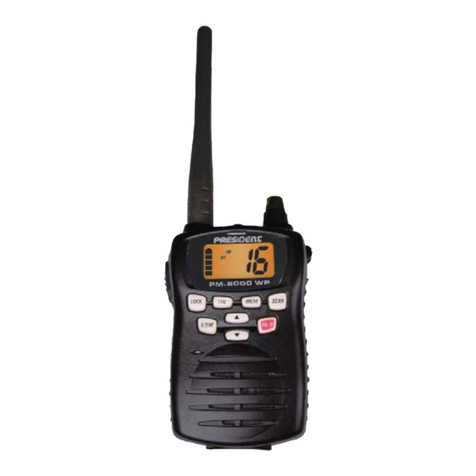 PRESIDENT PM-2000 WP - User manual