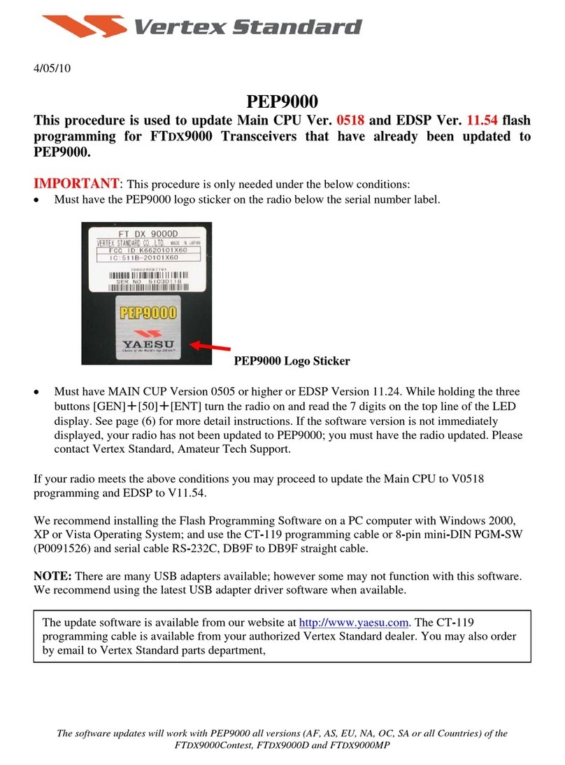 Yaesu FTDX-9000D General instructions