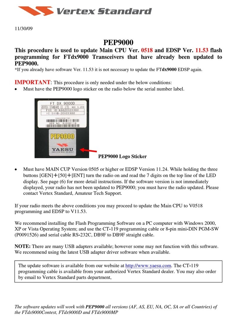 Yaesu FTDX-9000D General instructions