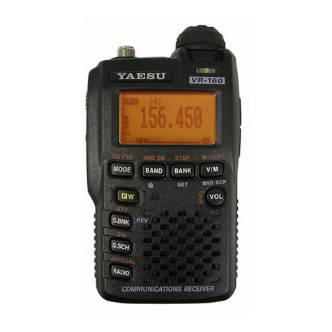 Yaesu VR-160 User manual