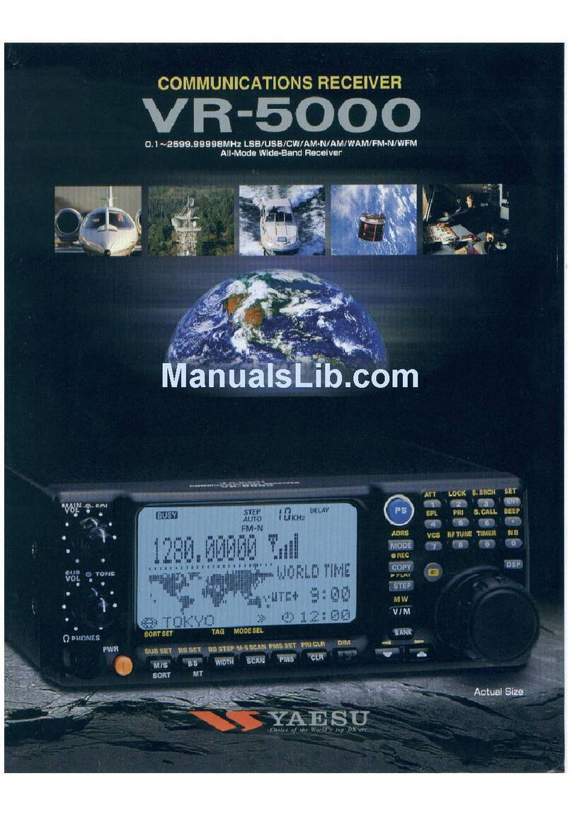 Yaesu VR-5000 User manual