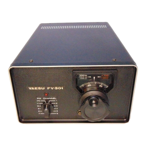 Yaesu FV-301 User manual