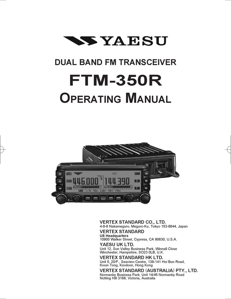 Yaesu FTM-350R - APRS manual