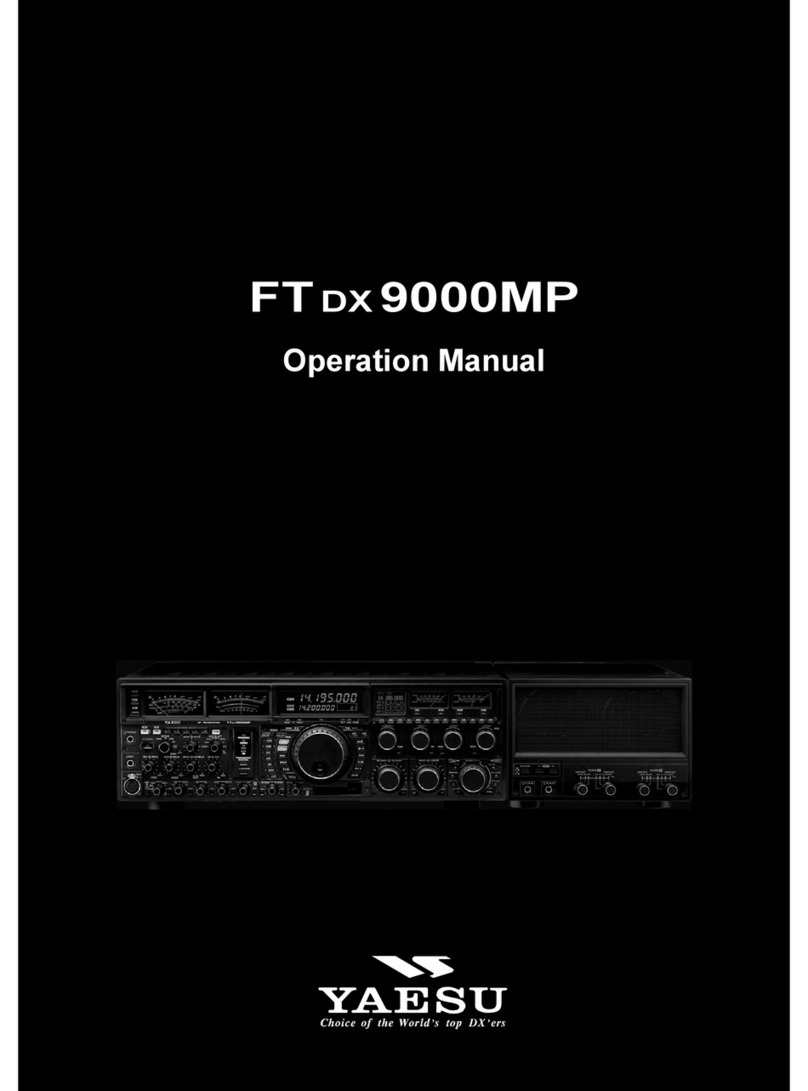 Yaesu FT DX 9000MP CONTEST - DATA MANAGEMENT... Operation manual Yaesu FT DX 9000MP CONTEST - DATA MANAGEMENT... Operation manual