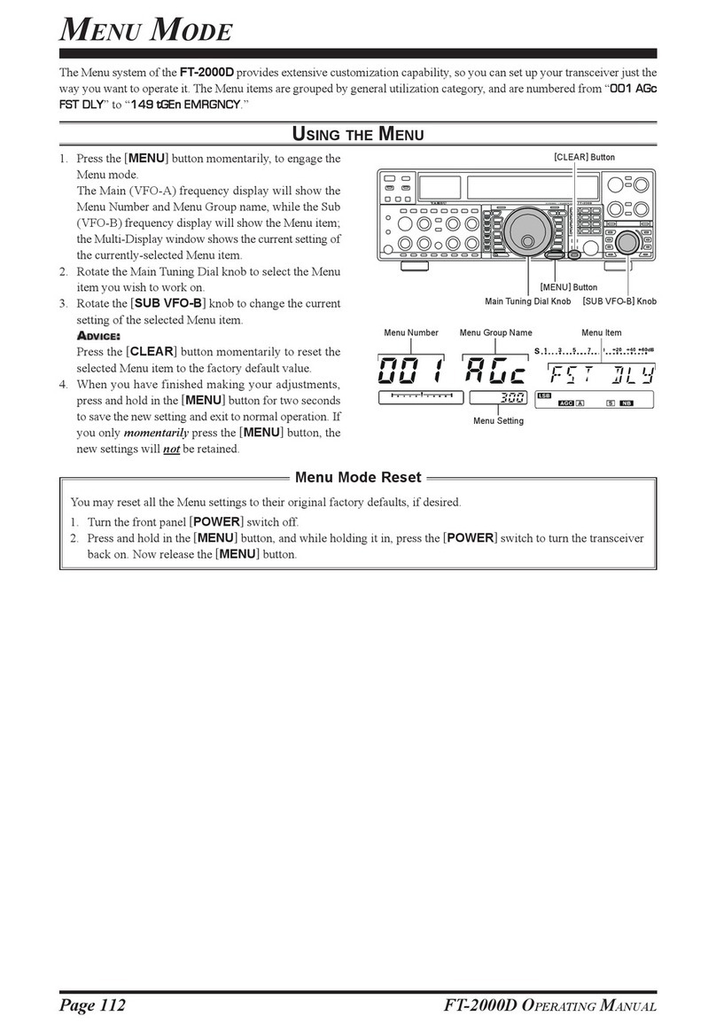 Yaesu FT-2000D User manual Yaesu FT-2000D User manual