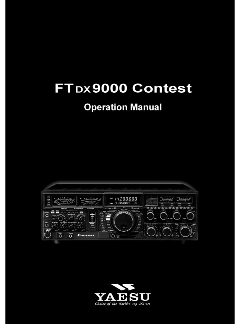 Yaesu FT DX 9000 CONTEST -  2 User manual