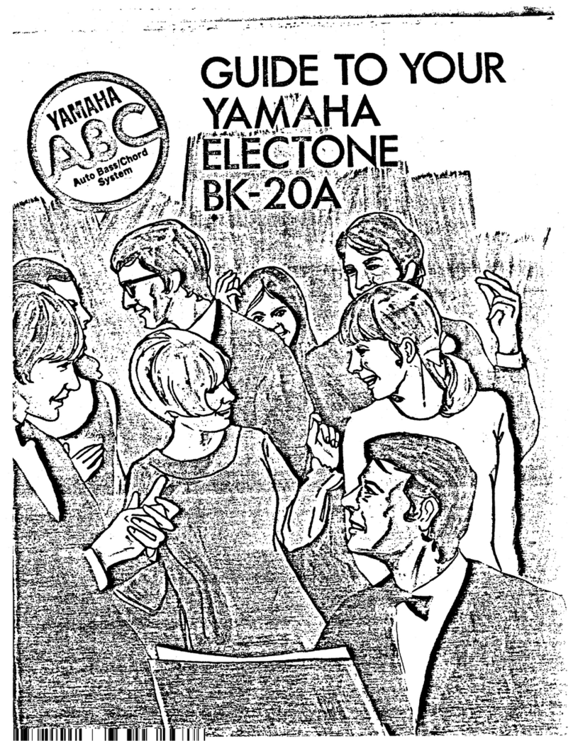 Yamaha Electone BK-20A Guide