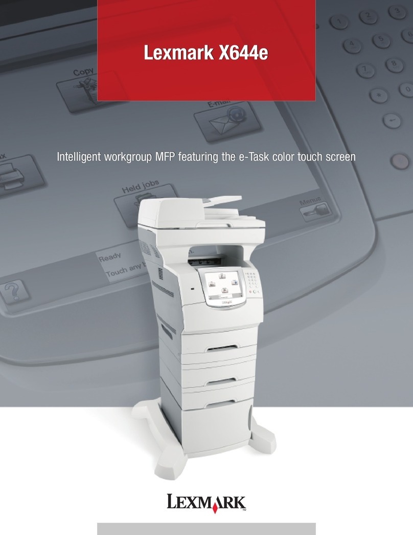Lexmark 22G0320 User manual