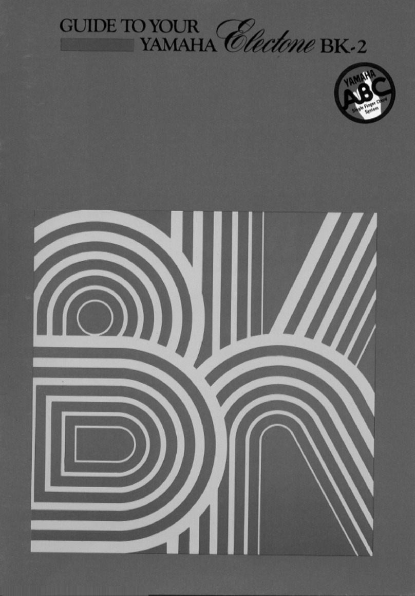 Yamaha Electone BK-2 Guide