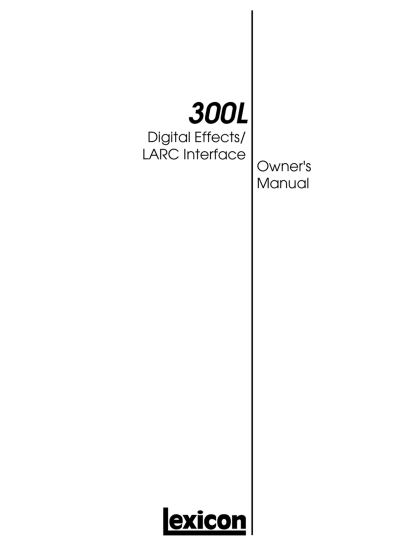 Lexicon 300L - User manual