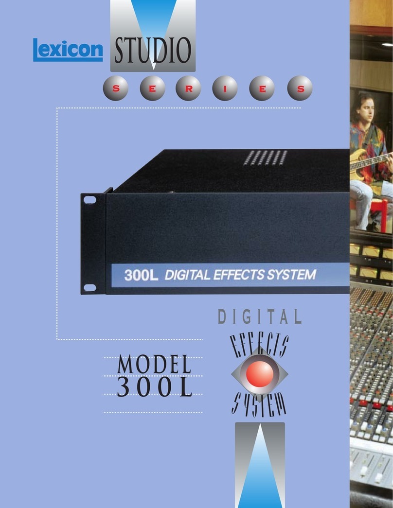 Lexicon 300L - User manual