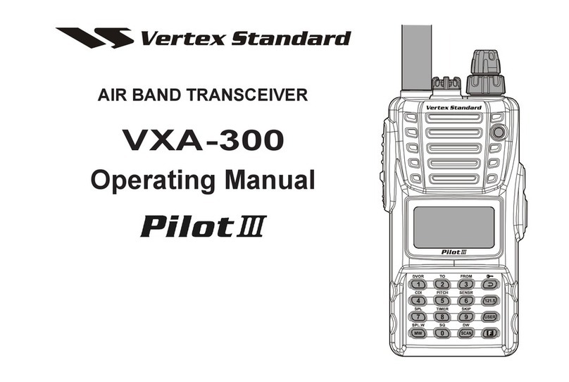 Verterx Standard VXA-300 Pilot III User manual