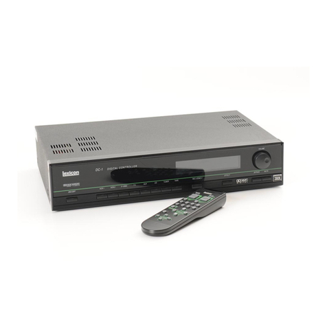 Lexicon DC-1 User manual