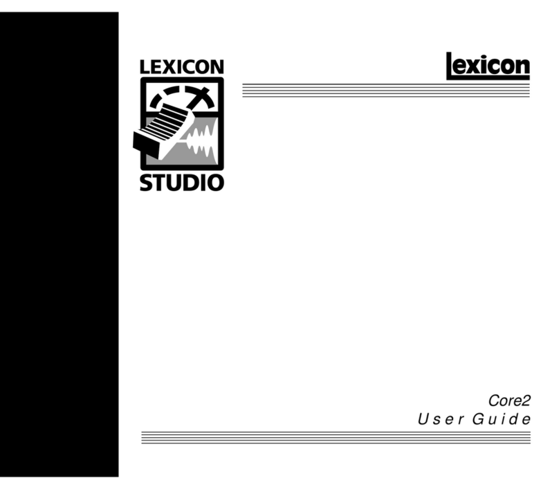 Lexicon CORE2 user guide