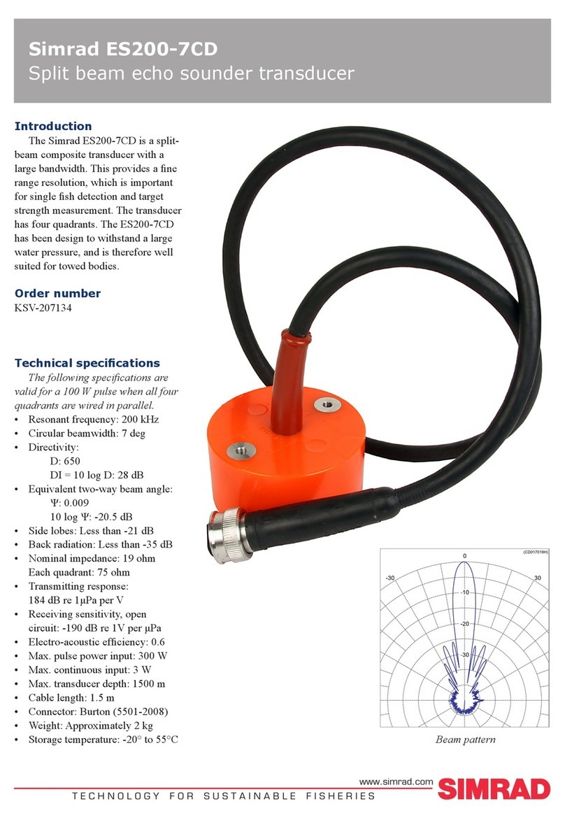 Simrad ES200-7CD - REV B datasheet Simrad ES200-7CD - REV B datasheet