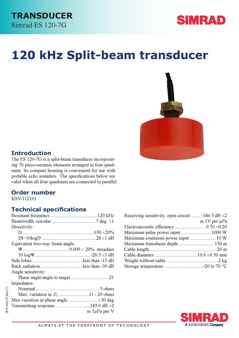 Simrad ES120-7G -  REV C datasheet