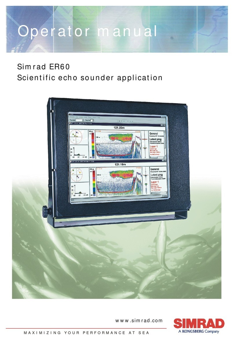 Simrad ER60 - REV B User manual