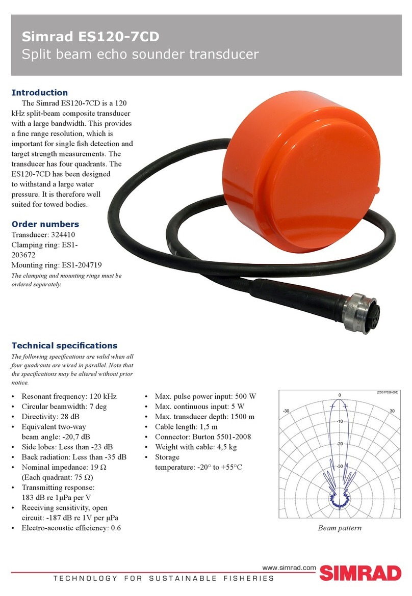 Simrad ES120-7CD -  REV A User manual
