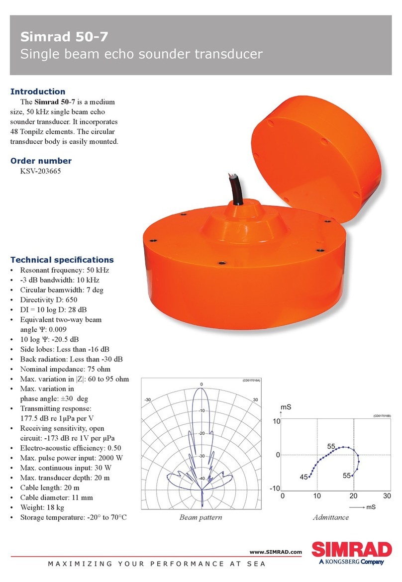 Simrad 50-7 -  REV B User manual