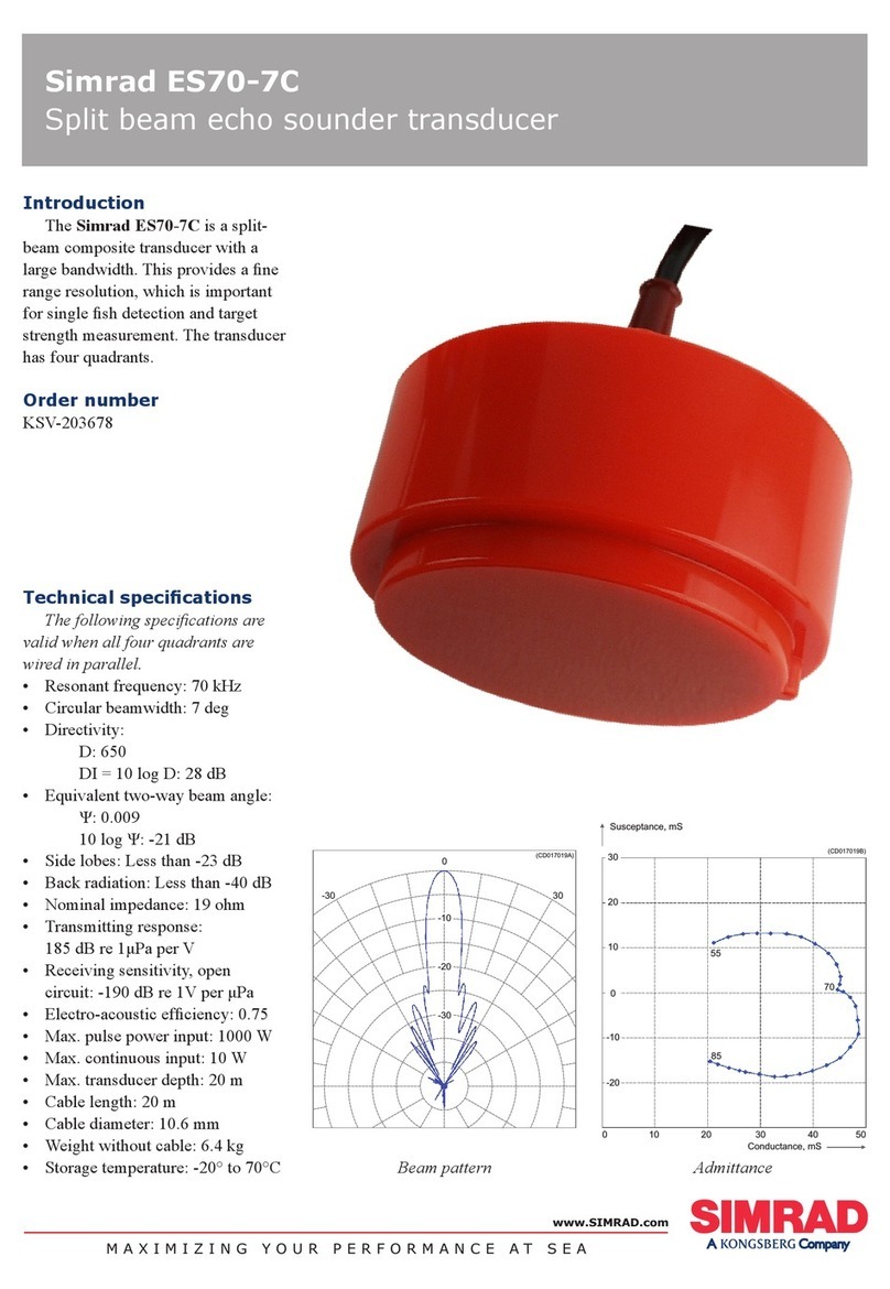 Simrad ES70-7C -  REV C User manual