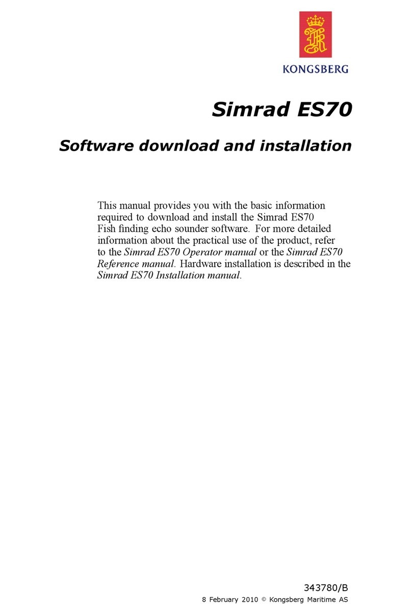 Simrad ES70 - DOWNLOAD AND INSTALLATION REV B User manual