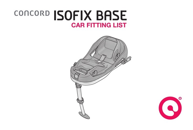 CONCORD ISOFIX BASE - CAR FITTING LIST 06-2009 manual