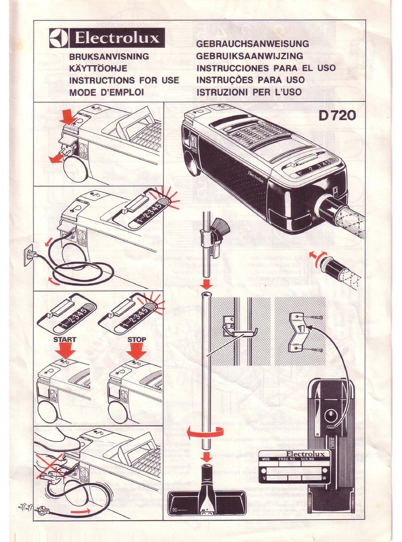 Electrolux D 720 User manual