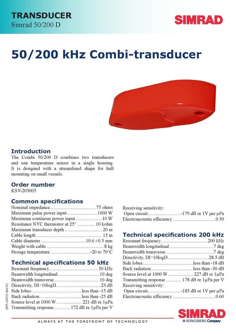 Simrad 50-200 COMBI C -  REV D User manual