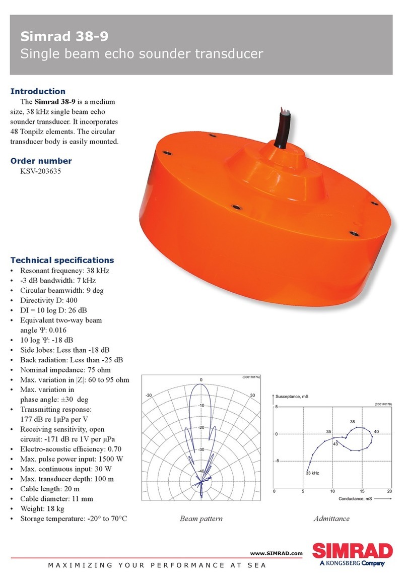 Simrad 38-9 -  REV B datasheet