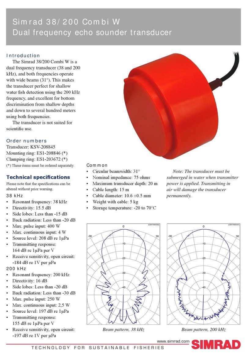 Simrad 38-200 COMBI C -  REV D User manual